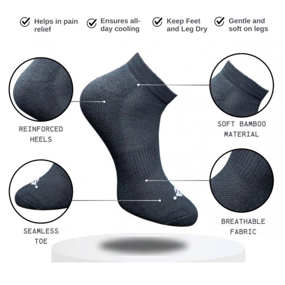 3_Pair Set Unisex Casual Cotton Printed Low Cut Socks · 1372
