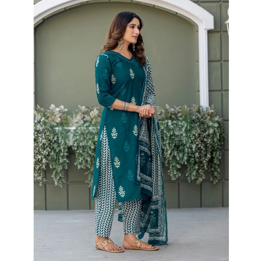 Women's Cotton Blend Printed Kurti — Morpichh
