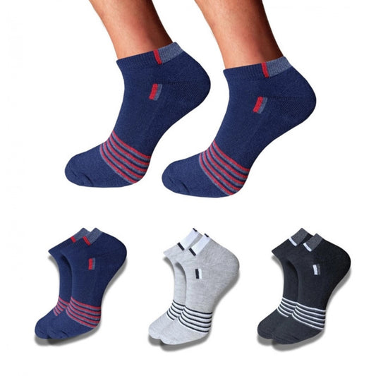 3_Pair Set Unisex Casual Cotton Printed Low Cut Socks · 1126
