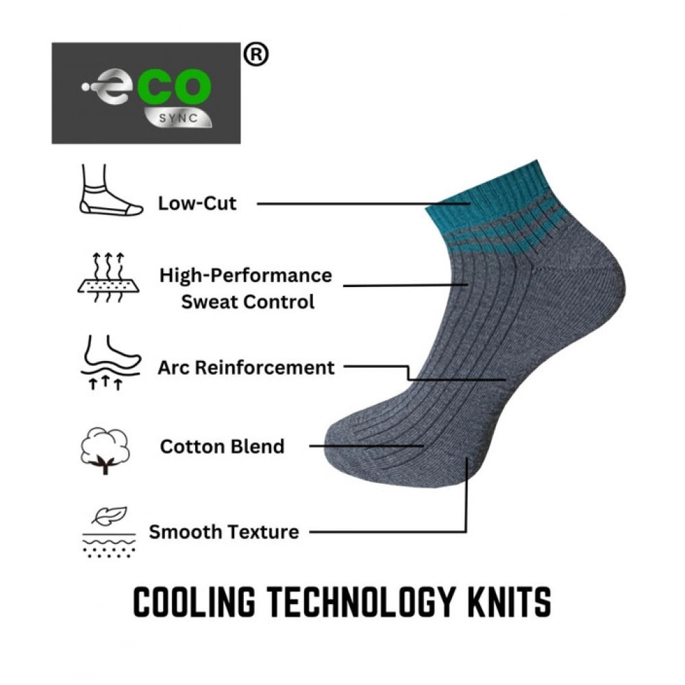 3_Pair Set Unisex Casual Cotton Printed Low Cut Socks · 1168