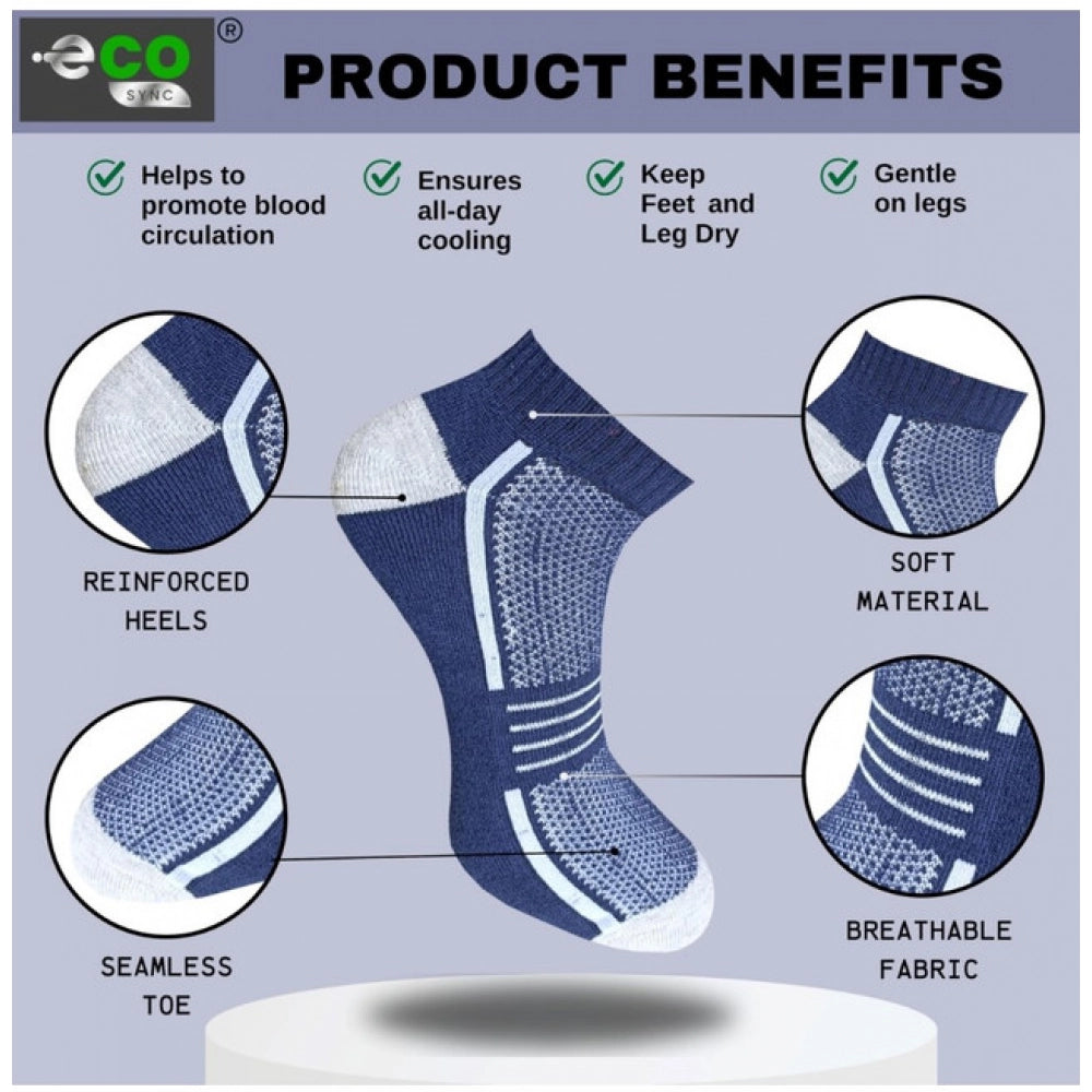 3_Pair Set Unisex Casual Cotton Printed Low Cut Socks · 1177