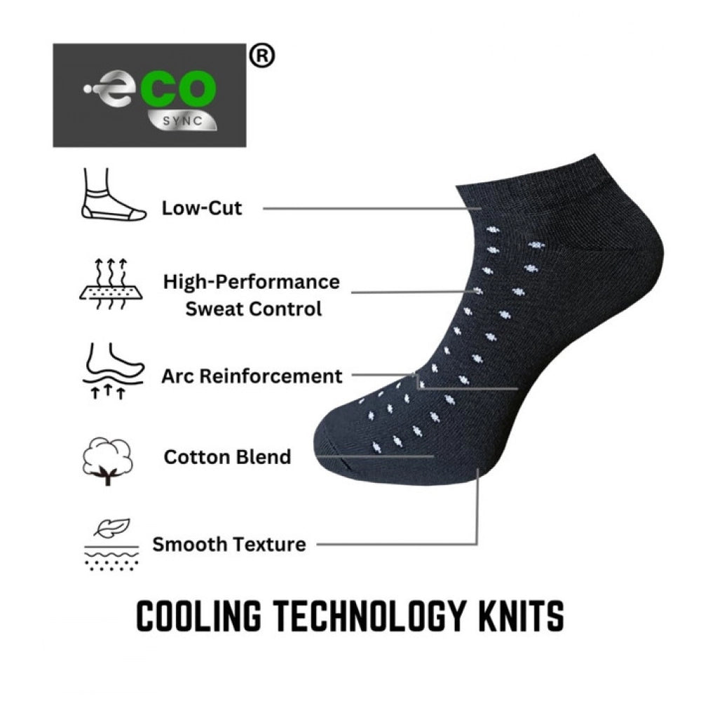 3_Pair Set Unisex Casual Cotton Printed Low Cut Socks · 1178