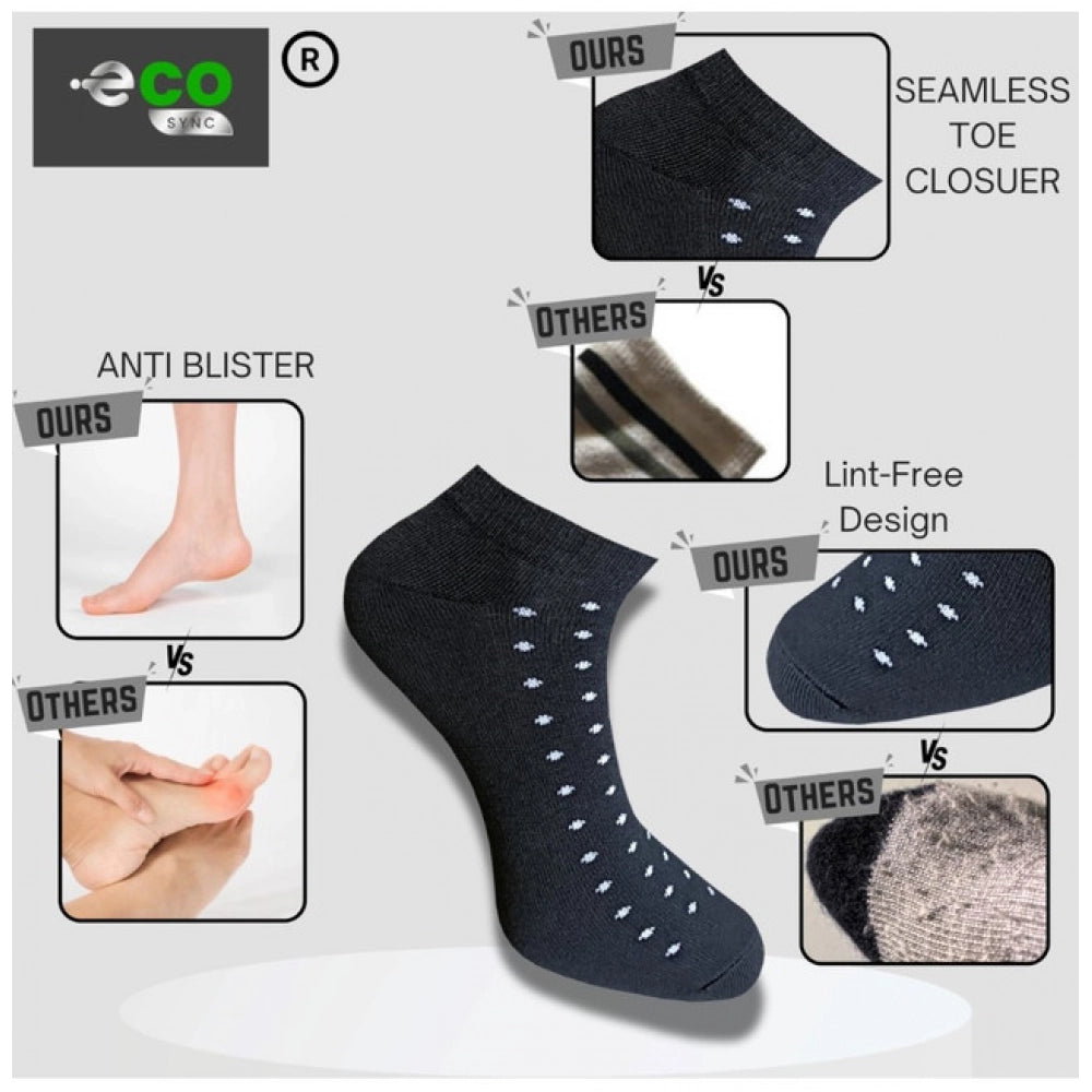 3_Pair Set Unisex Casual Cotton Printed Low Cut Socks · 1178