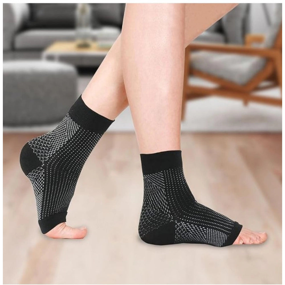 3_Pair Set Unisex Casual Cotton Printed Ankle Length Support · 1182