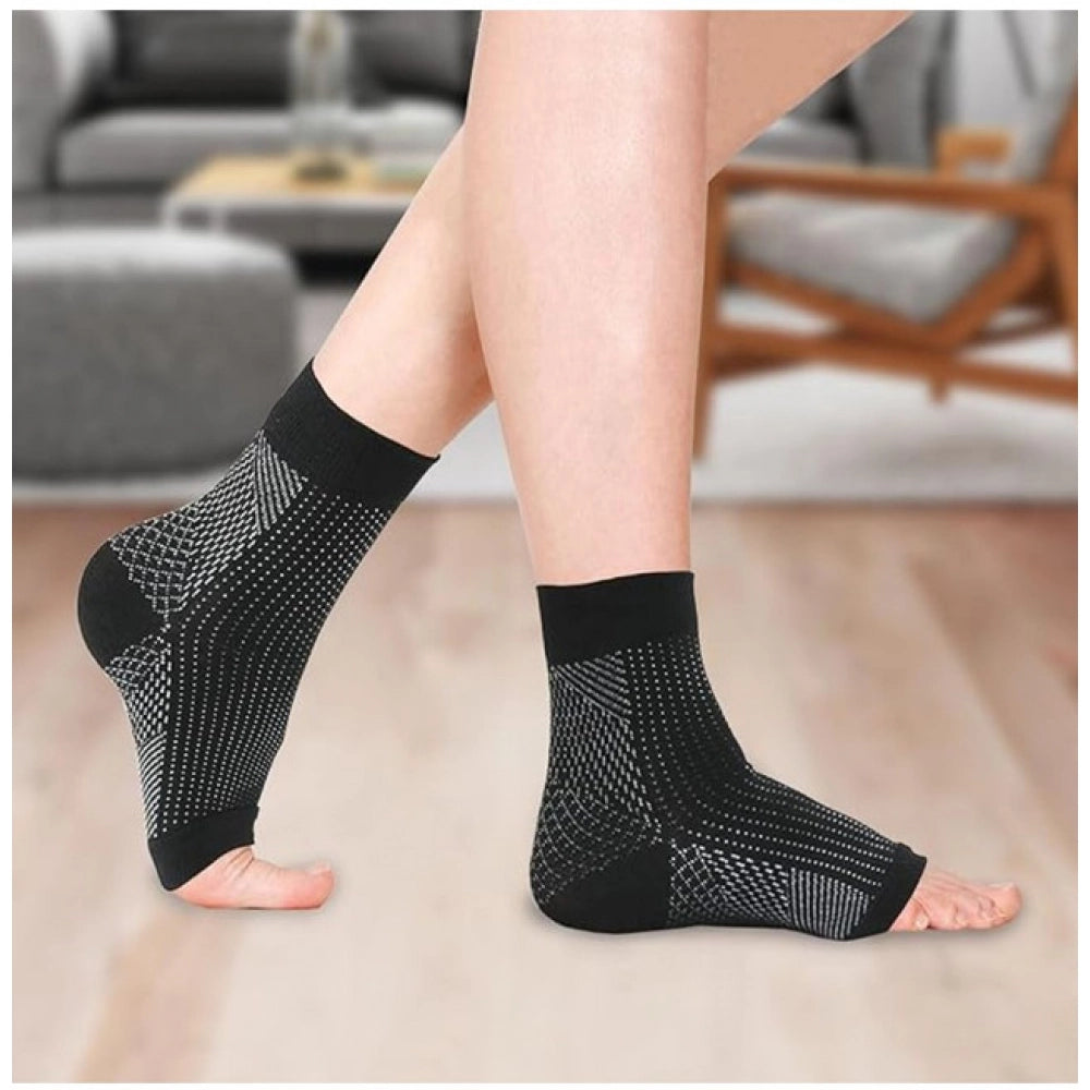 3_Pair Set Unisex Casual Cotton Printed Ankle Length Support · 1246