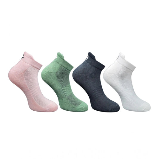4_Pair Set Unisex Casual Bamboo Cotton Printed Ankle Length · 3170