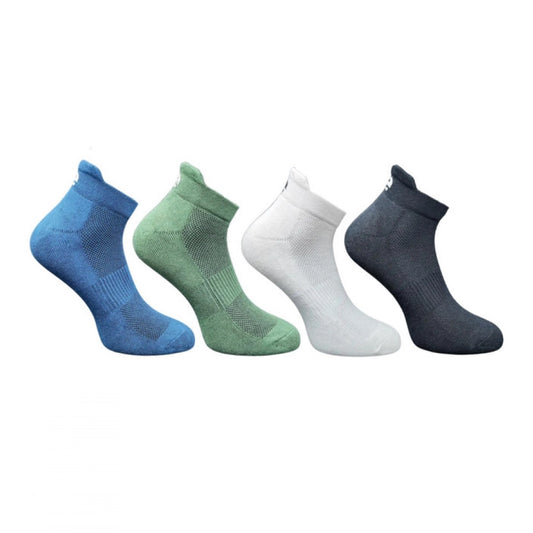 4_Pair Set Unisex Casual Bamboo Cotton Printed Ankle Length · 3175