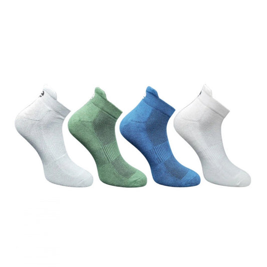 4_Pair Set Unisex Casual Bamboo Cotton Printed Ankle Length · 3176