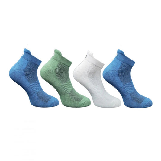 4_Pair Set Unisex Casual Bamboo Cotton Printed Ankle Length · 3186