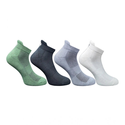 4_Pair Set Unisex Casual Bamboo Cotton Printed Ankle Length · 3188