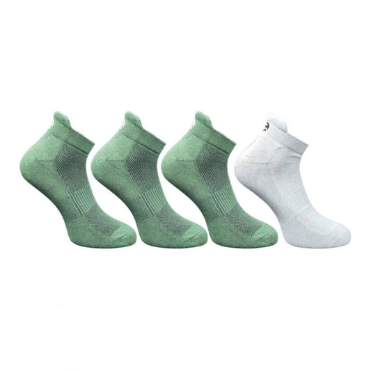 4_Pair Set Unisex Casual Bamboo Cotton Printed Ankle Length · 3189