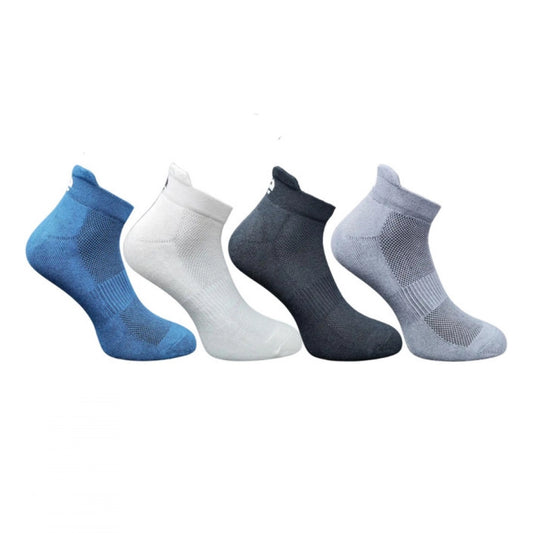 4_Pair Set Unisex Casual Bamboo Cotton Printed Ankle Length · 3193