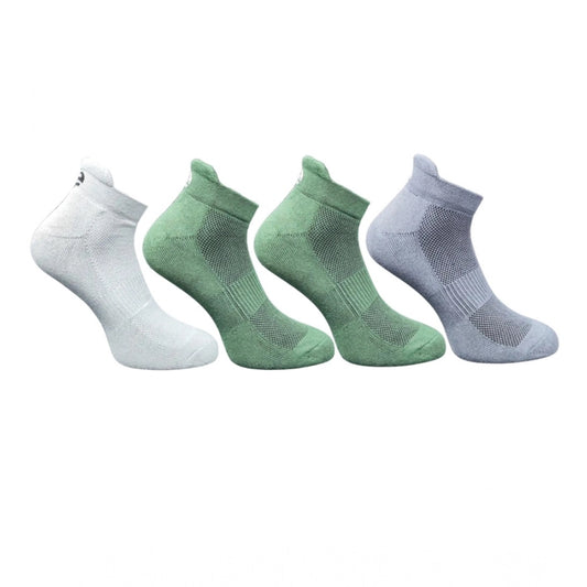 4_Pair Set Unisex Casual Bamboo Cotton Printed Ankle Length · 3194