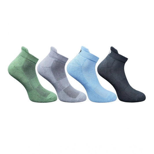 4_Pair Set Unisex Casual Bamboo Cotton Printed Ankle Length · 3197