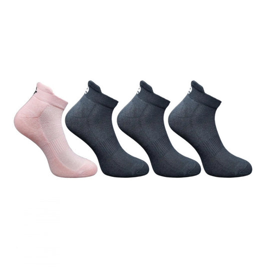 4_Pair Set Unisex Casual Bamboo Cotton Printed Ankle Length · 3198