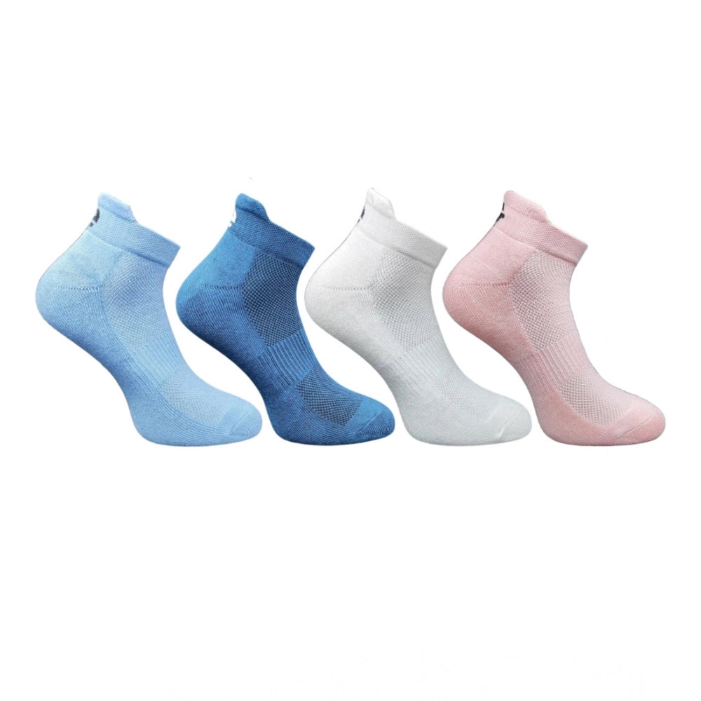4_Pair Set Unisex Casual Bamboo Cotton Printed Ankle Length · 3205