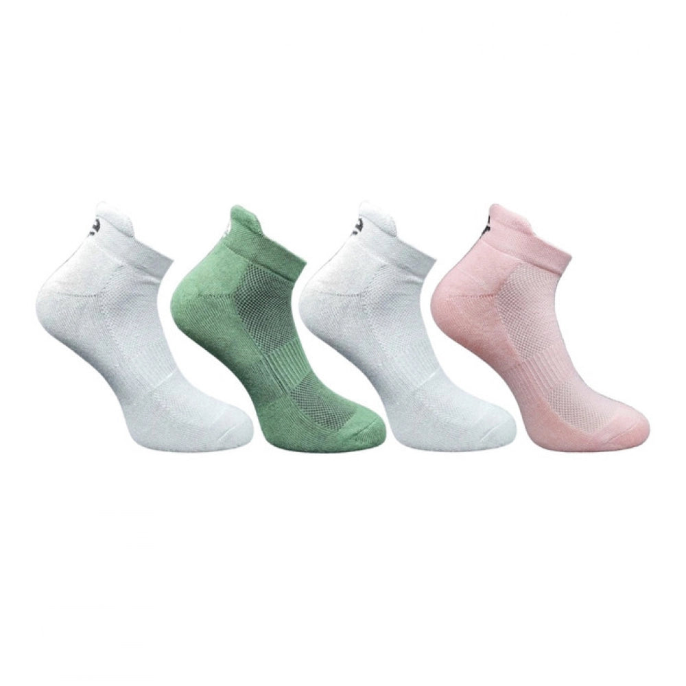 4_Pair Set Unisex Casual Bamboo Cotton Printed Ankle Length · 3215