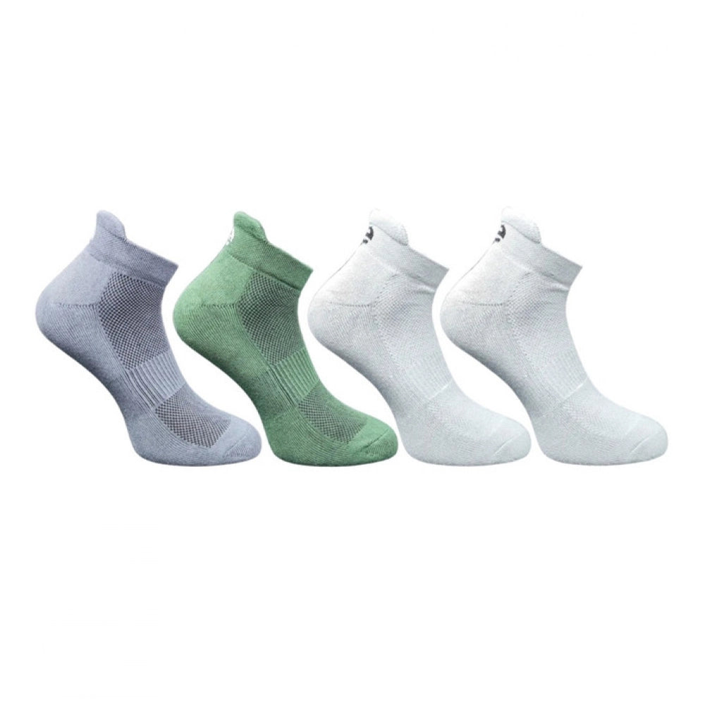 4_Pair Set Unisex Casual Bamboo Cotton Printed Ankle Length · 3218