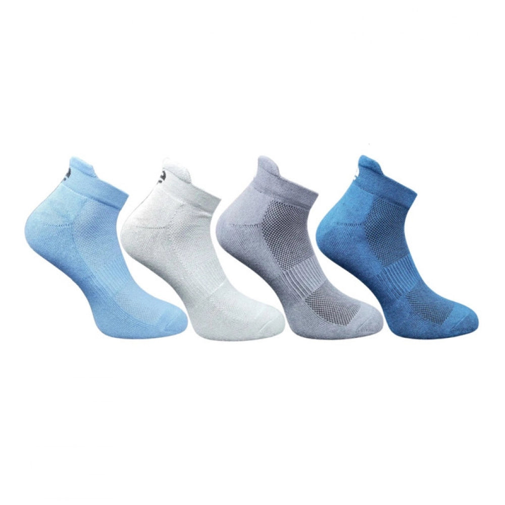 4_Pair Set Unisex Casual Bamboo Cotton Printed Ankle Length · 3224
