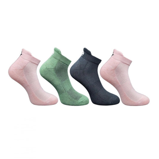4_Pair Set Unisex Casual Bamboo Cotton Printed Ankle Length · 3225