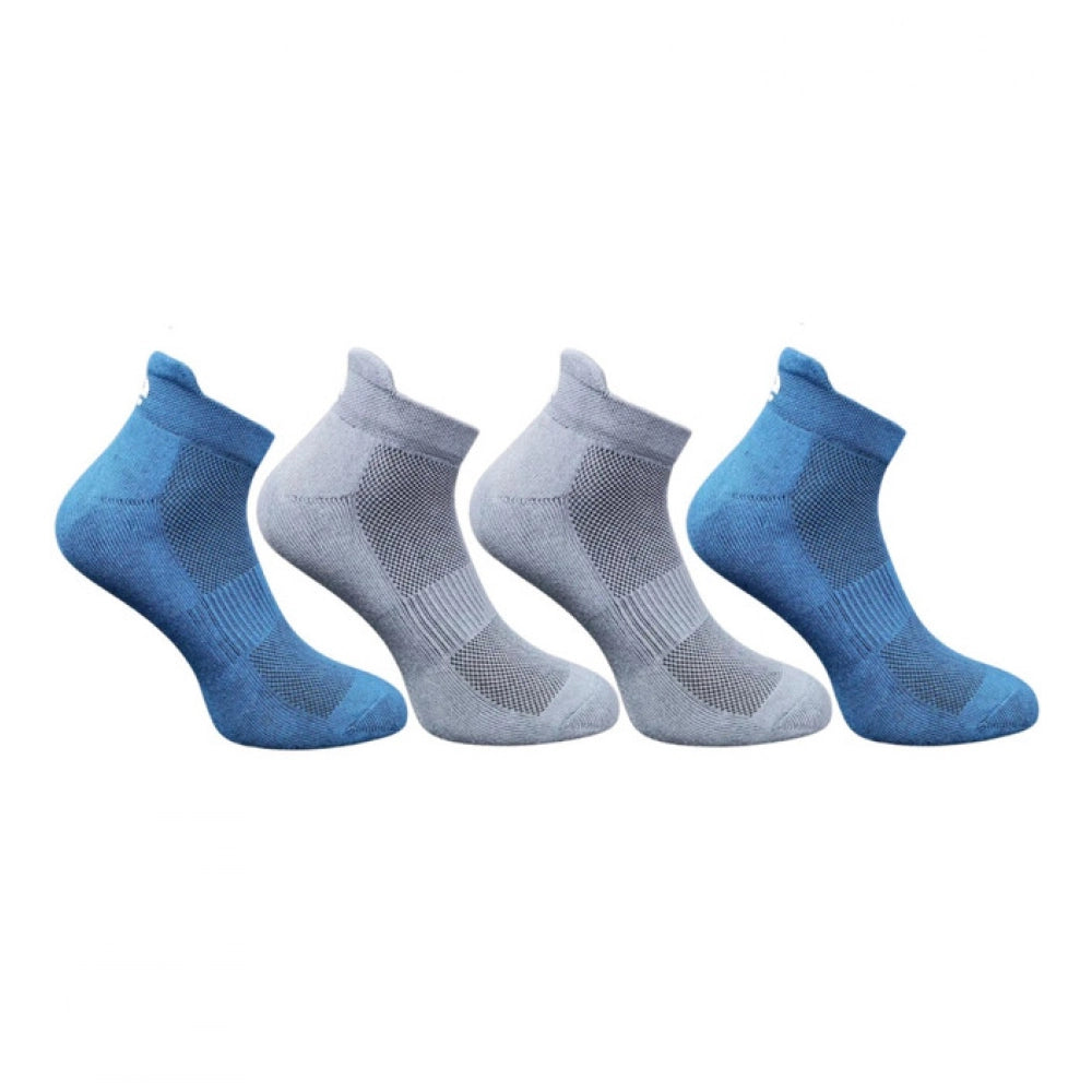 4_Pair Set Unisex Casual Bamboo Cotton Printed Ankle Length · 3226