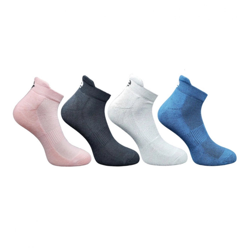 4_Pair Set Unisex Casual Bamboo Cotton Printed Ankle Length · 3228