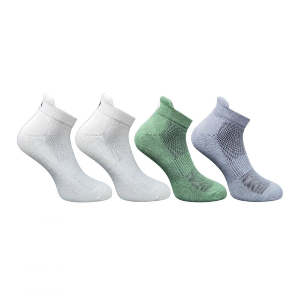 4_Pair Set Unisex Casual Bamboo Cotton Printed Ankle Length · 3229