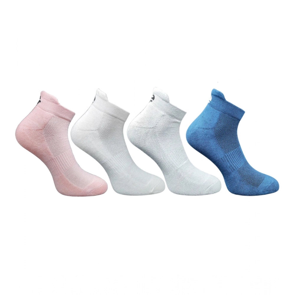 4_Pair Set Unisex Casual Bamboo Cotton Printed Ankle Length · 3231