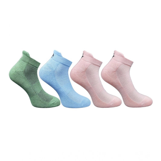 4_Pair Set Unisex Casual Bamboo Cotton Printed Ankle Length · 3243