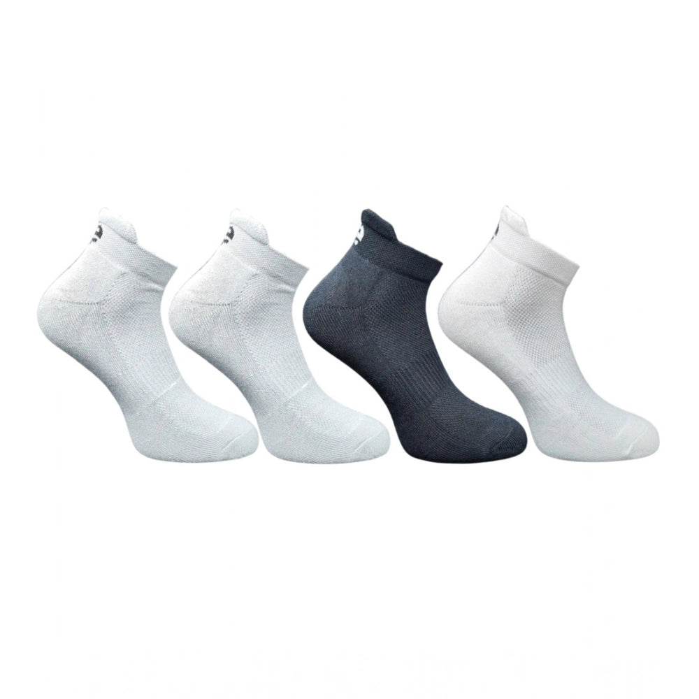 4_Pair Set Unisex Casual Bamboo Cotton Printed Ankle Length · 3248