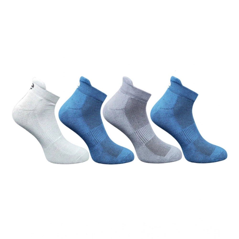 4_Pair Set Unisex Casual Bamboo Cotton Printed Ankle Length · 3249