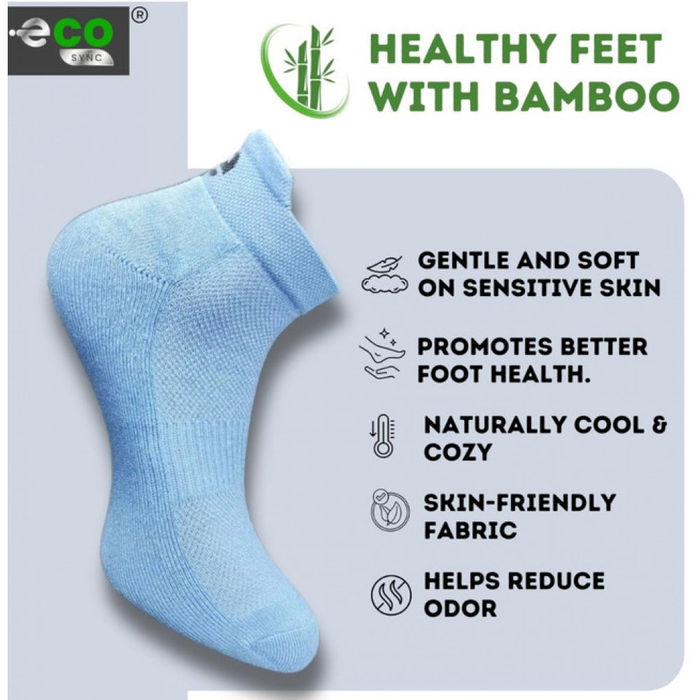 4_Pair Set Unisex Casual Bamboo Cotton Printed Ankle Length · 3250
