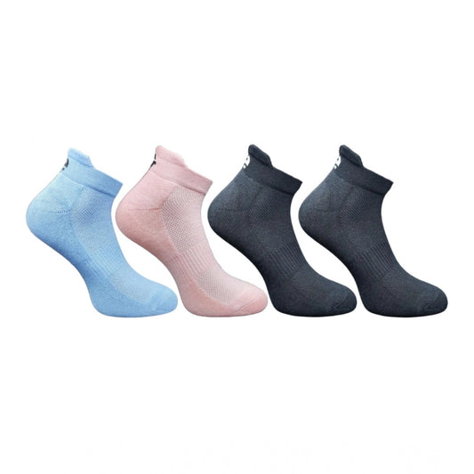4_Pair Set Unisex Casual Bamboo Cotton Printed Ankle Length · 3252