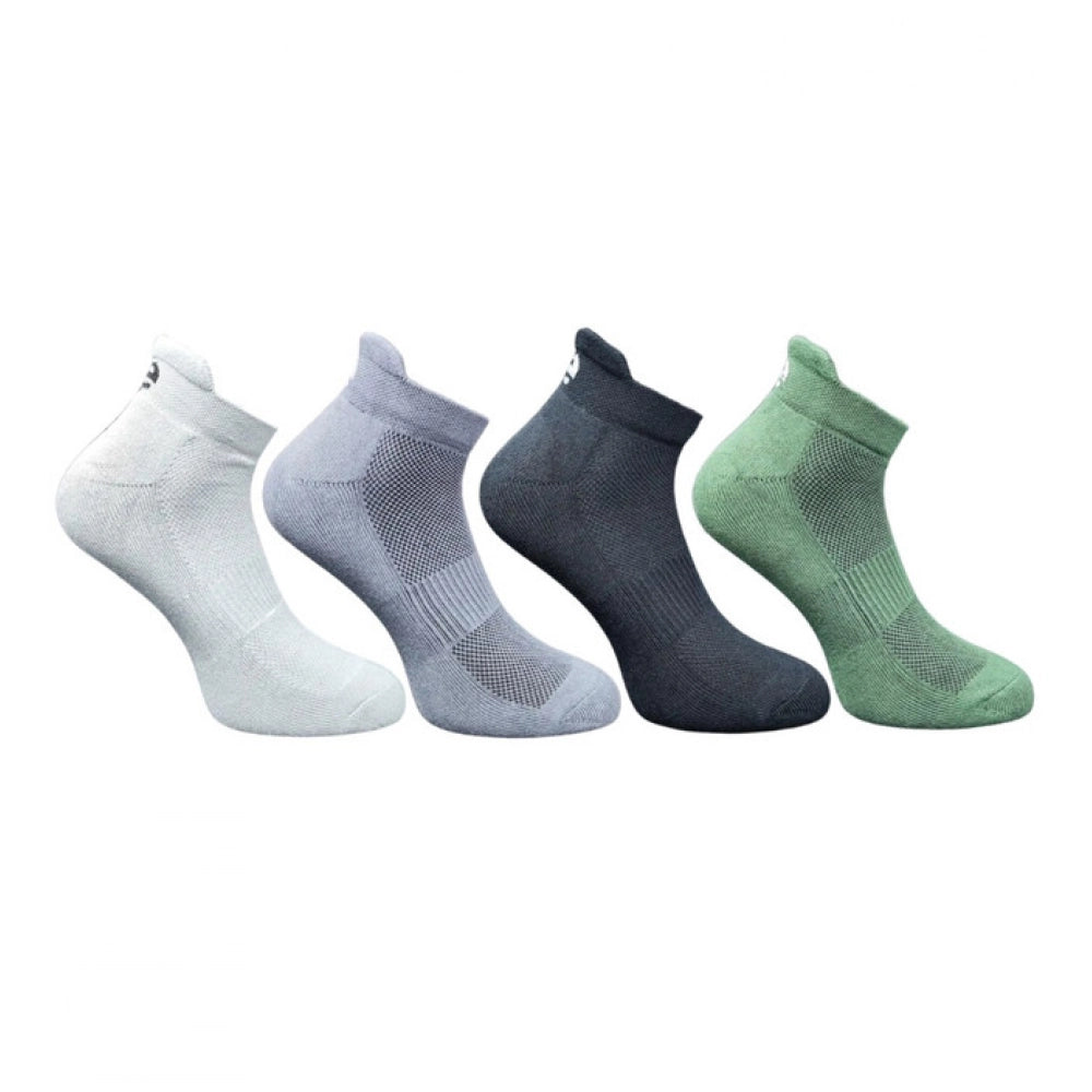 4_Pair Set Unisex Casual Bamboo Cotton Printed Ankle Length · 3253