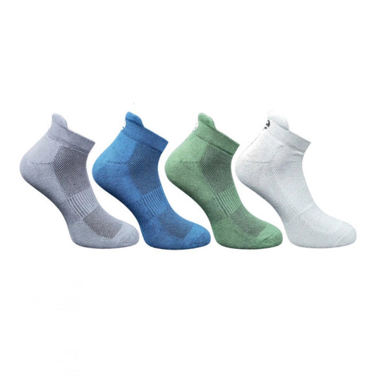 4_Pair Set Unisex Casual Bamboo Cotton Printed Ankle Length · 3257