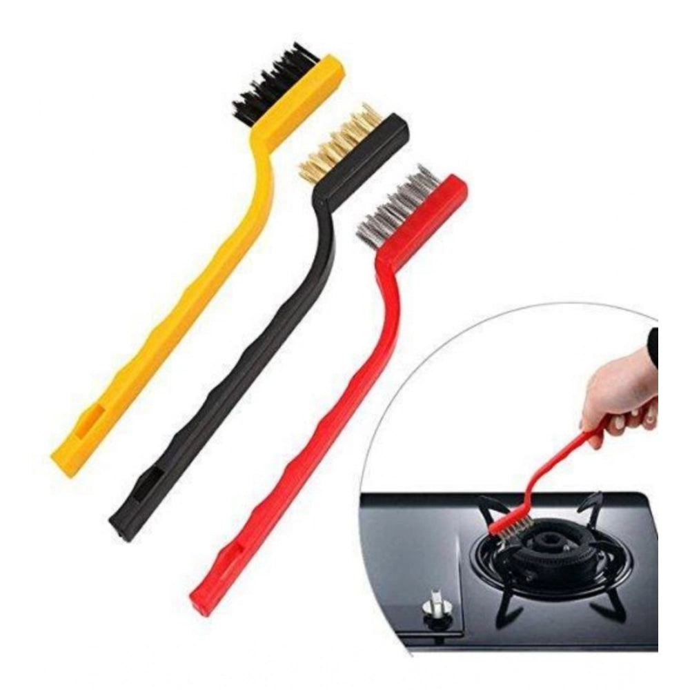 _Small Wire Brush Set For Cleaning And Rust Removals · Pack of 3