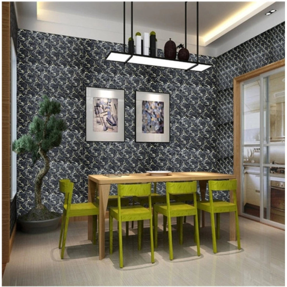 _Fancy 3D Wall Decor – Stylish Black Decorative Walls · Pack of 3