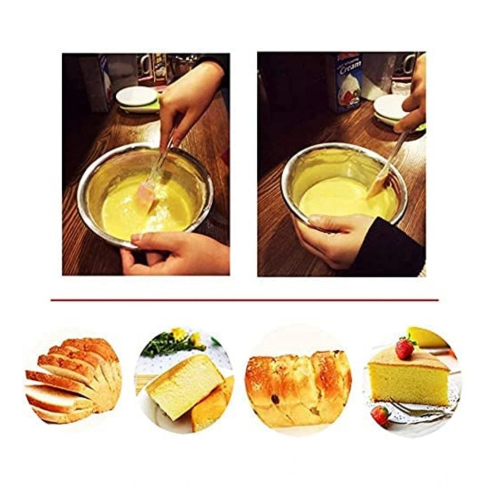 _Silicone Spatula With Brush – Heat Resistant Cooking Ands · Pack of 5