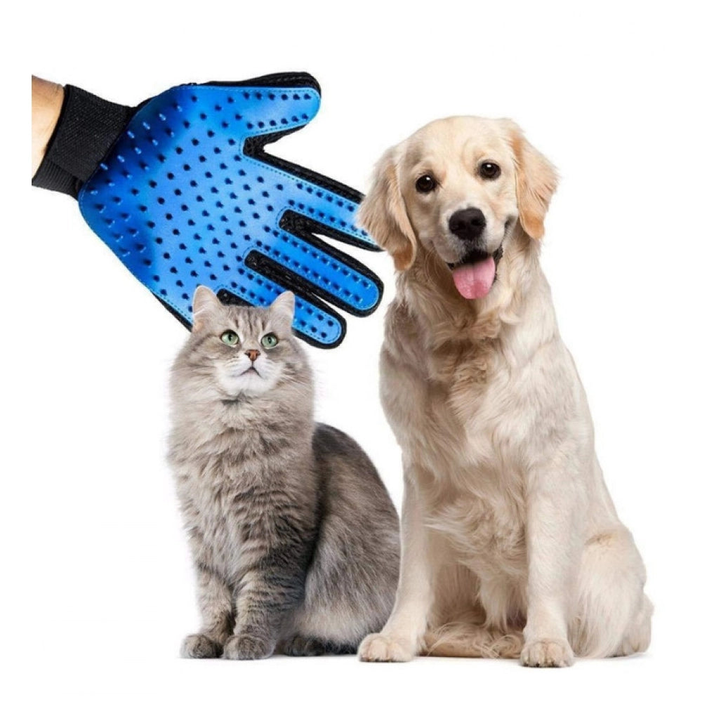 _5-Finger Deshedding Glove – Pet Hair Remover And Groomings · Pack of 2