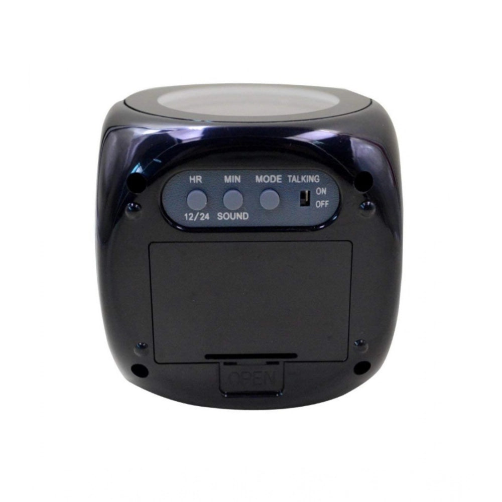 Time Display With Voice Projection And Wake-Up Alarm Clock