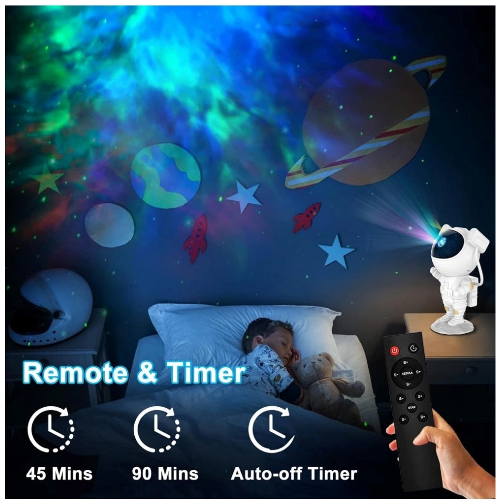 Galaxy Projector Night Lamp – Astronaut Design