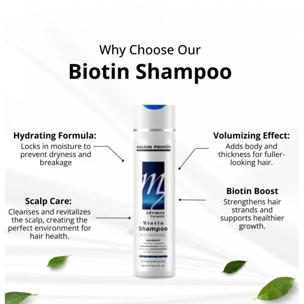 Unisex Protein Biotin Sampoo — 300 Ml