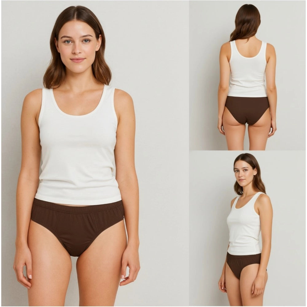 Pack Of_3 Women's Cotton Solid Hipster Panty · 01_L