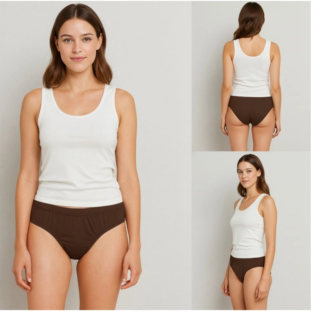 Pack Of_3 Women's Cotton Solid Hipster Panty · 07_L