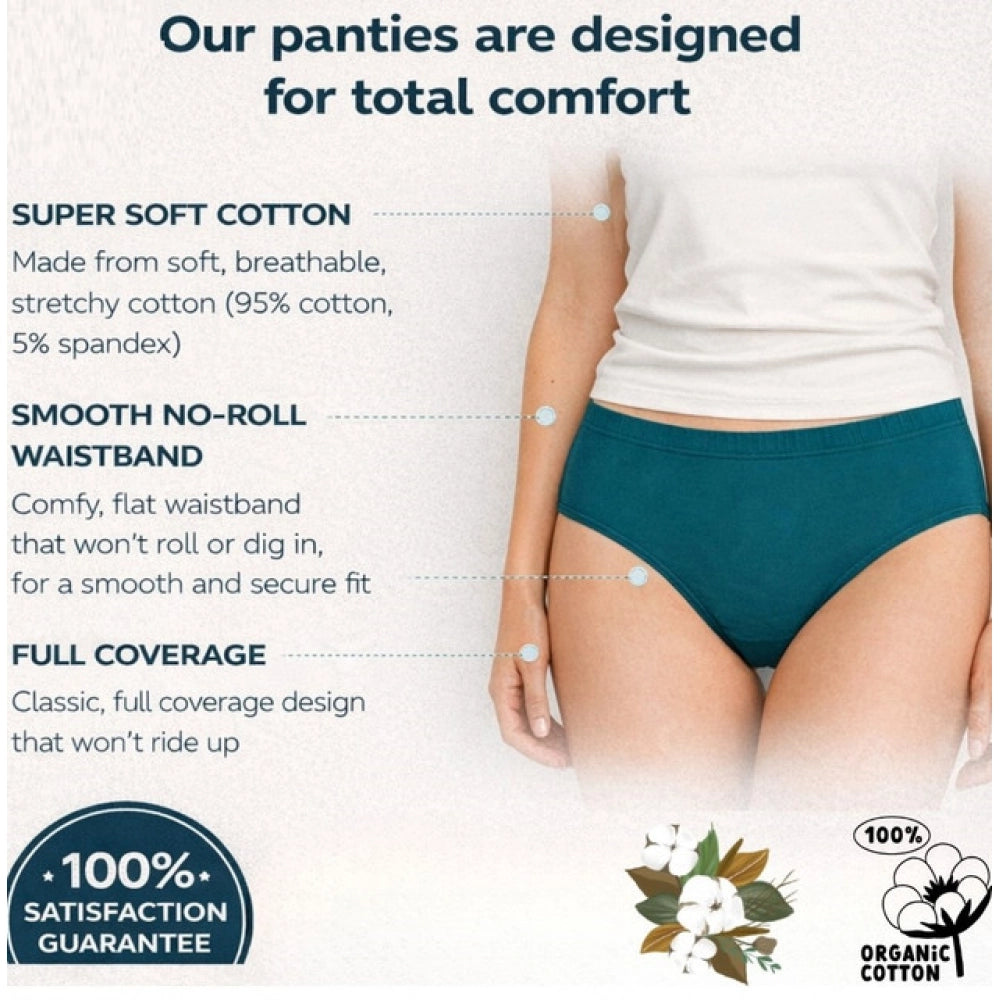 Pack Of_3 Women's Cotton Solid Hipster Panty · 07_L