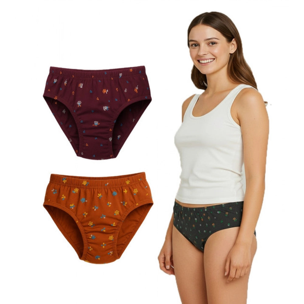 Pack Of_3 Women's Cotton Printed Hipster Panty · 01_L
