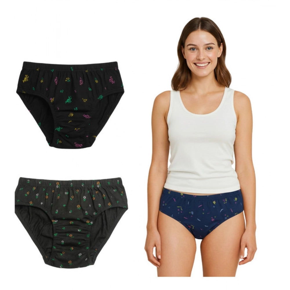 Pack Of_3 Women's Cotton Printed Hipster Panty · 07_L