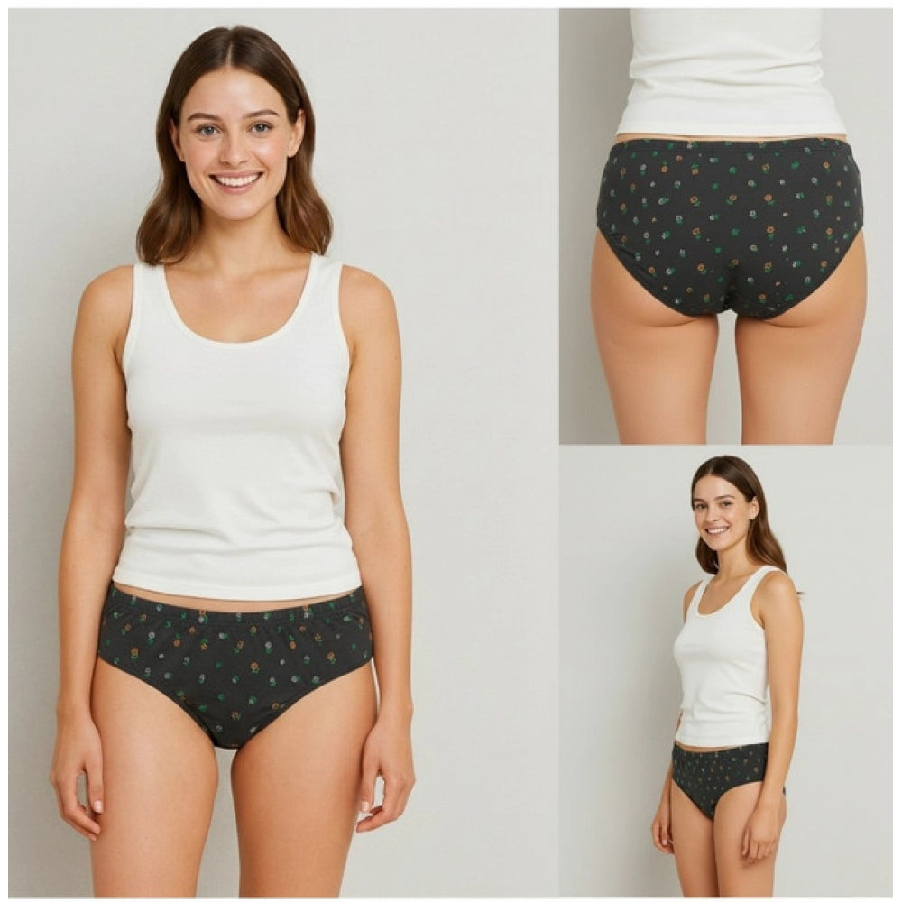 Pack Of_6 Women's Cotton Printed Hipster Panty · 19_L