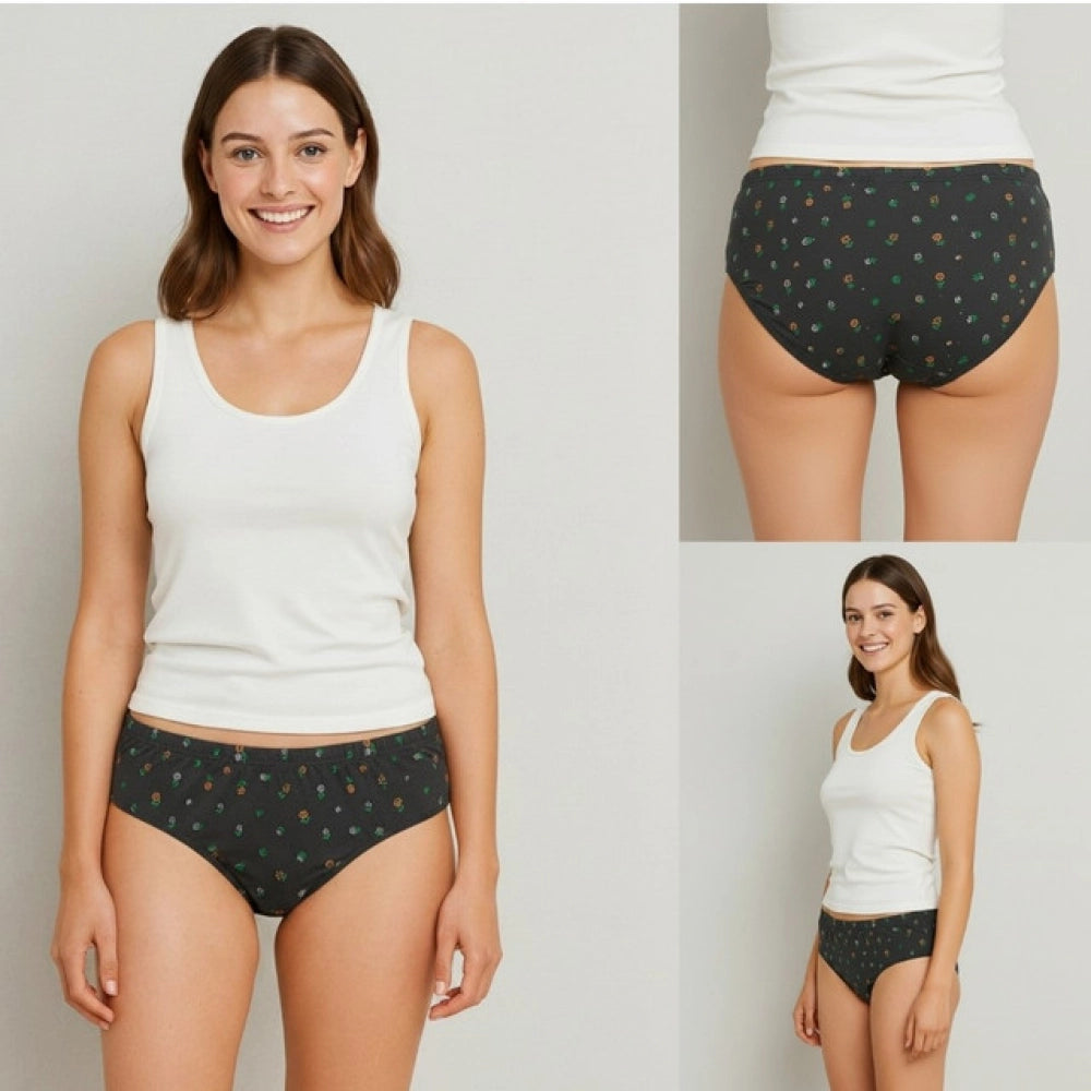 Pack Of_9 Women's Cotton Printed Hipster Panty