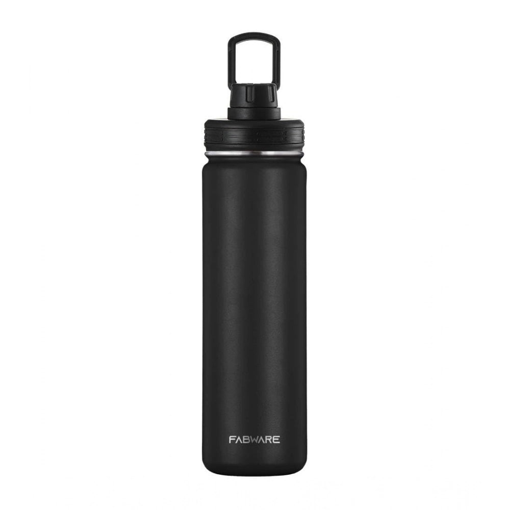 1000 ml Double Wall Insulated Stainless Steel Water Bottle — Black · 1000